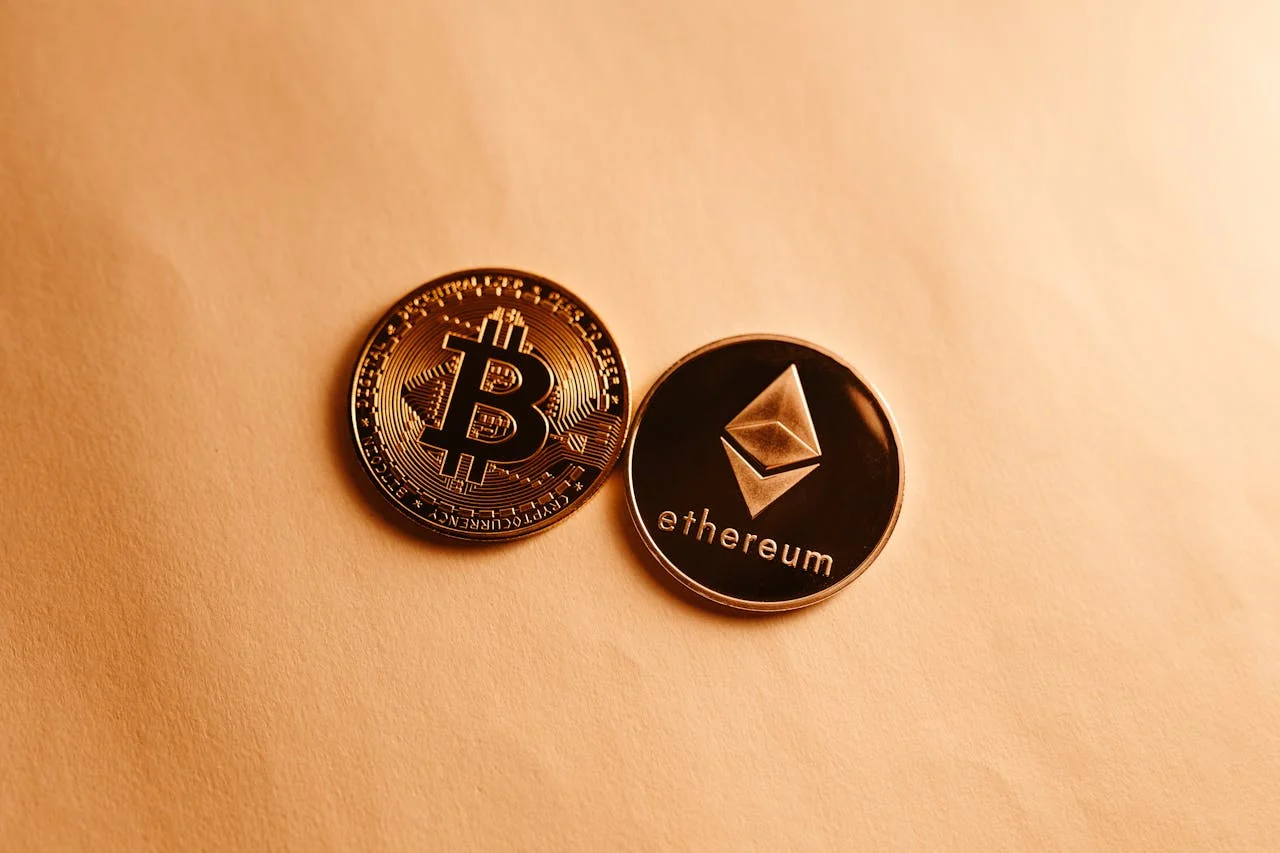 Monedas de Bitcoin y Ethereum | Mercado crypto
